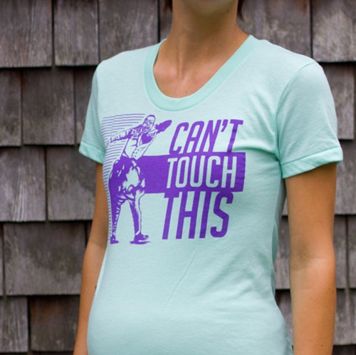 Keep your bump PRIVATE property with sassy maternity tees